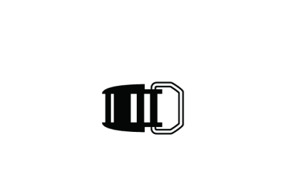 Menu icon of a HYDPRO tank buckle, black pictogram